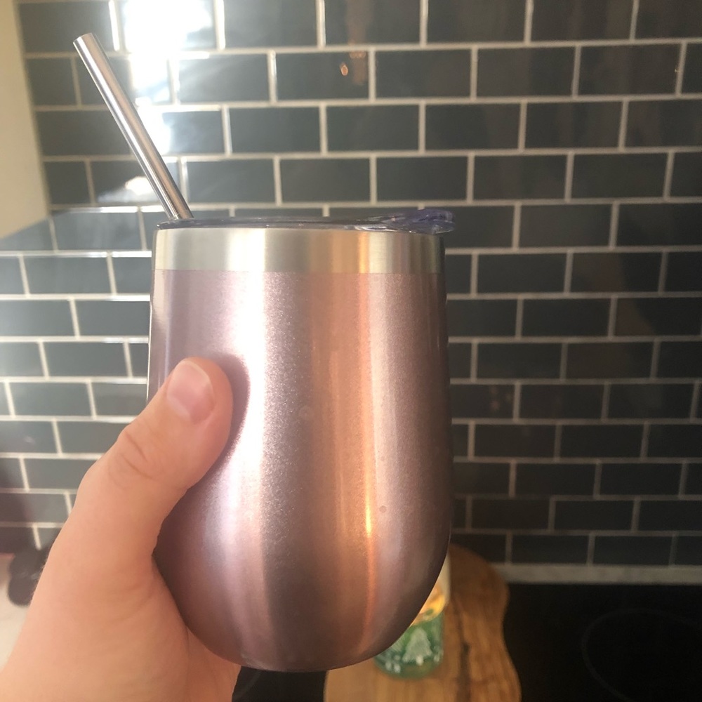 Baby Pink Stainless Steel Tumbler 🤍